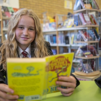 Girl reading